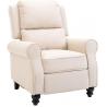 China Modern Manual Recliner Living Room Armchair Sofa With Retractable Footrest factory