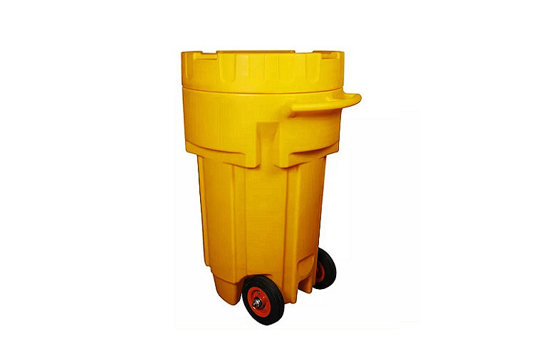 China Chemical Containment Wheeled Overpacking  Spill Pallet Drum For Corrosives Liquid factory