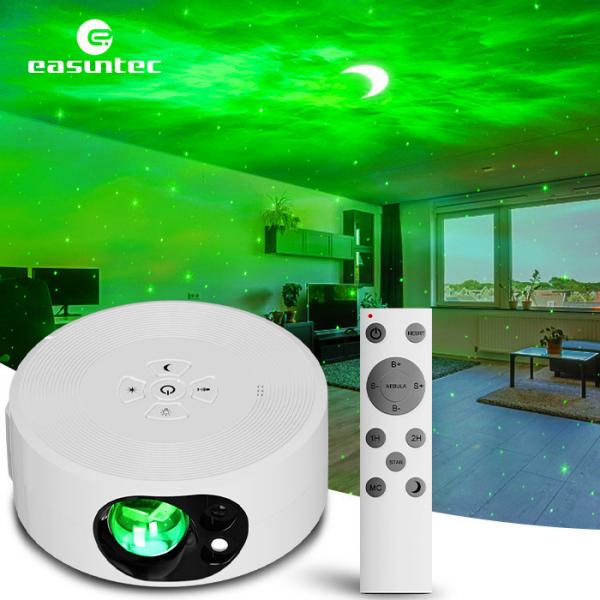 Quality Multiscene ABS Star Moon Projector Lamp , Voice Control Moonlight Starlight Projector for sale
