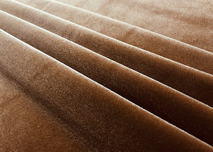 Quality 320GSM Micro Velvet Fabric / 92% Polyester Velvet Fabric for Home Textile Bronze for sale