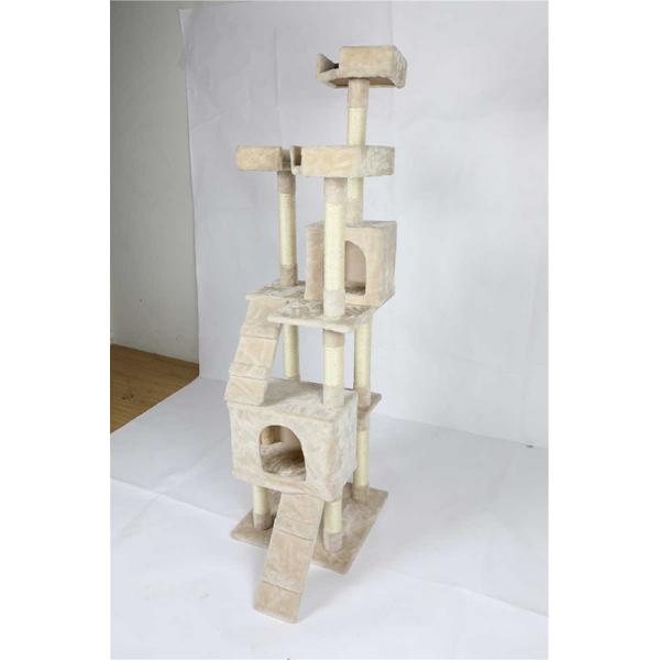 Quality Eco Friendly Cat Climbing Frame Multi Level Design With Soft Perches for sale