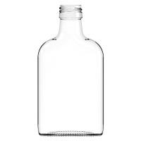 Quality 50ml 200ml Flint Flask Mini Spirit Bottle 28mm BVP STD ROTE Neck Crystal White for sale