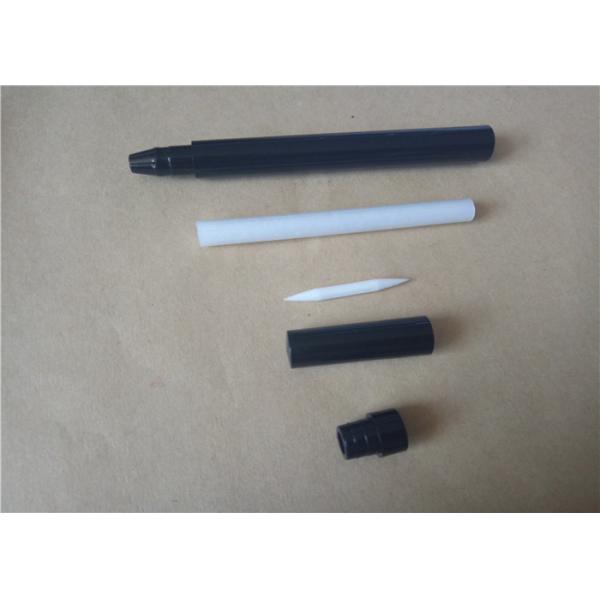Quality Steel Ball ABS Liquid Eyeliner Pencil Black Packaging With Spray Painting for sale