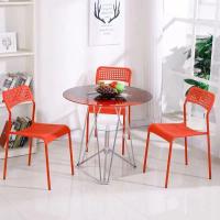 China Living Room Round Glass Top Dining Room Tables 2 Chairs Set Home Kitchen Furniture for sale