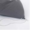 China Fashionable Gray Cotton Canvas Drawstring Bag For Packing And Shopping factory