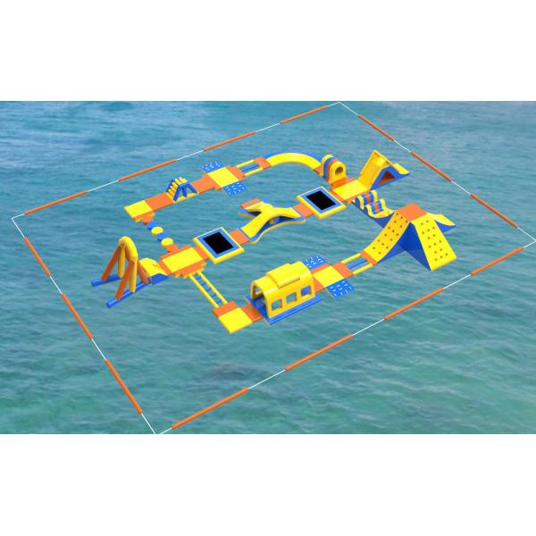 Quality Greece Inflatable Aqua Park Equipment / Inflatable Commercial Water Park Toys for sale