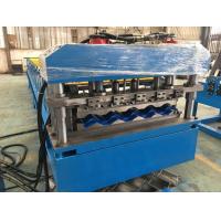 Quality 5 - 8 m / min Fast Speed Color Steel Roof Tile Forming Machine One Complete for sale