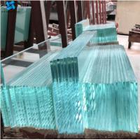 China Low Iron Tempered Glass 6mm Flat / Curved Toughened Heat Soaked Glass factory