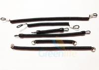 China Long / Short Coiled Key Lanyard Stretchable Plastic Spring String Holders factory