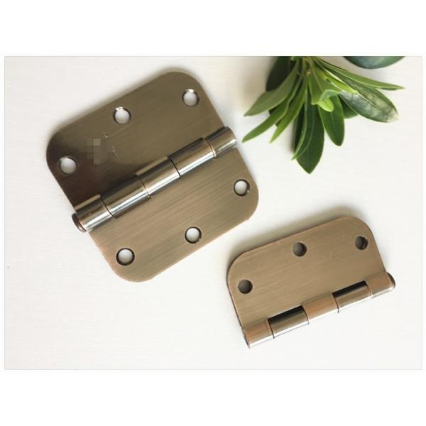 Quality Oil Resistance High Security Door Hinges High Durability Bright Brass Plated for sale