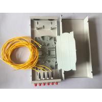 Quality Mini Wall Outlet Fiber Distribution Box 4 / 8 / 12 Core FTTH Termination Box for sale