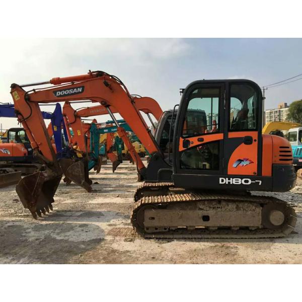 Quality Second Hand Small Doosan 8 Ton Excavator DH80-7 Excellent Working Condition for sale