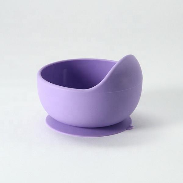 Quality Multi Colors Durable Silicone Bowl Set Soft Flexible For Baby Feeding for sale