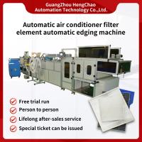 china Air Conditioner Car Filter Making Machine 15KW Edge Bonding Machine