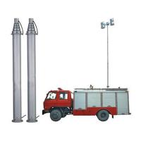 China 5m 6m 7m 8m 9m Customized Base Pneumatic Mast Pneumatic Telescoping Pole For Fire Truck factory