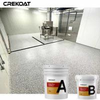 Quality Seamless Epoxy Flake Floor Coating Resists Chemical And Heavy Traffic for sale