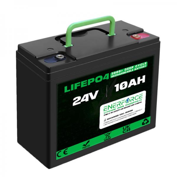 Quality 10ah 24V LiFePO4 Battery Deep Cycle Lithium Battery For Solar Power for sale