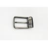 China Clip Type Replacement Belt Buckle 3.5cm Width Gunmetal Brush Color factory