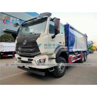 China Sinotruk Hohan 340HP Garbage Compactor Truck With Euro 4 Diesel Engine factory