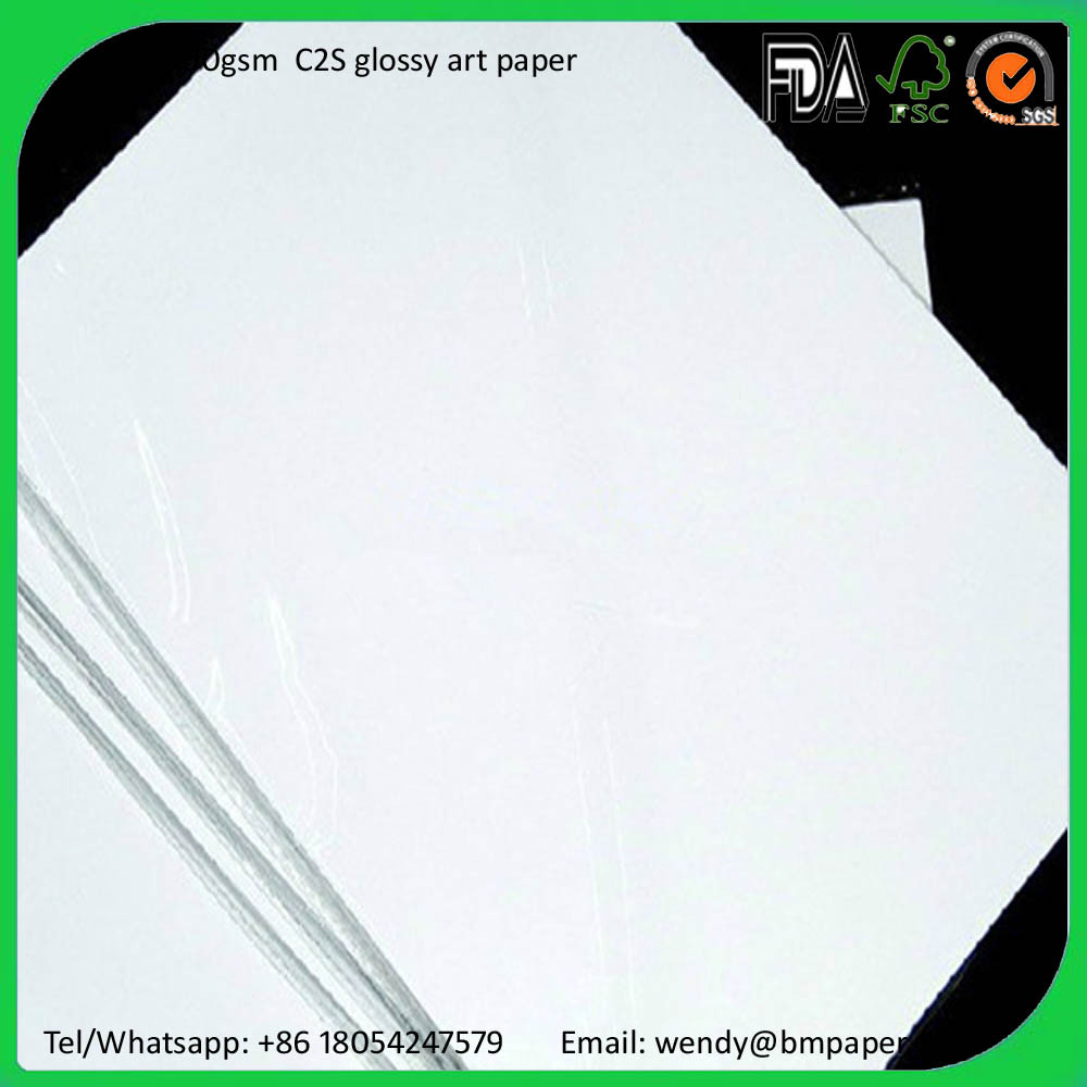 Buy 250g 300g 350g C1s C2s Coated Glossy And Matt Art Paper Card