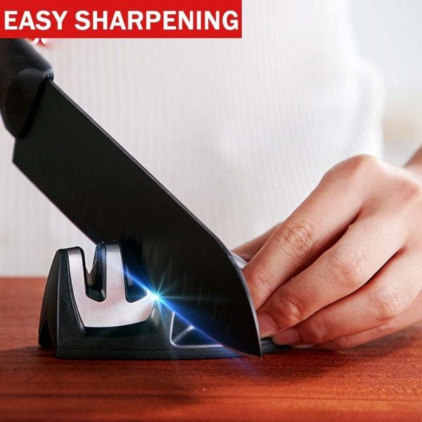 Quality Solid Hand Knife Sharpener / 2 Stage Knife Sharpener With High Strength for sale
