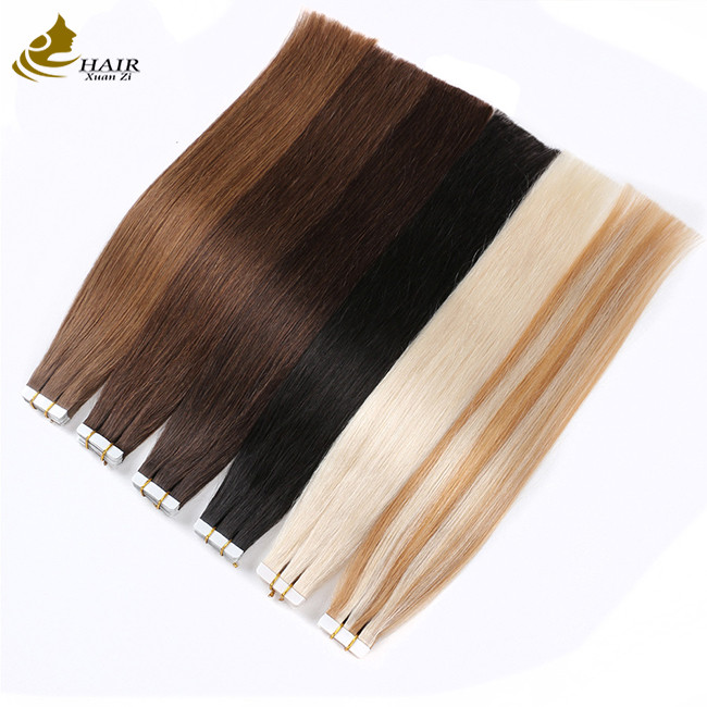 China Strong Adhesive Auburn Hair Extensions And Wigs Blonde Black Brown factory