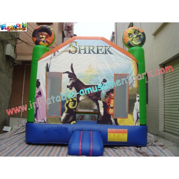 Quality Children Shrek Slide Inflatable King of the Castles Bouncy Castles for Commercial,Home use for sale