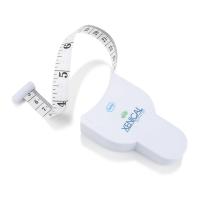 Quality Double Sided White Retractable Body Tape Measure With Custom Logo for sale