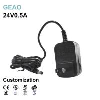 Quality Toys 12W 24v 0.5a Wall Mount Power Adapters VI Efficiency Level for sale