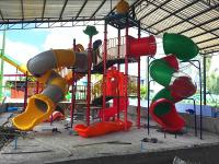 China Children Water Park Slide Water Playground for Kids QX-079F factory