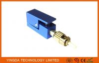 China Blue Fiber Test ST / PC Bare Fiber Optic Adapter , ST Fiber Adapter Singlemode factory