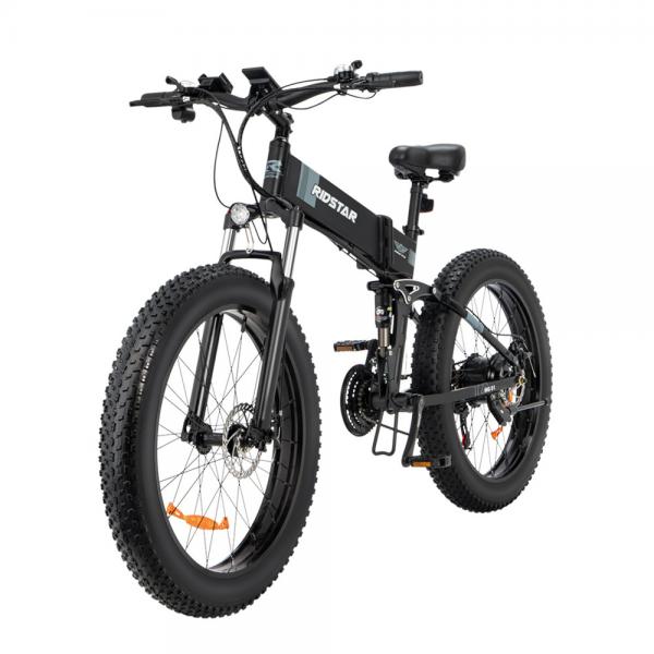 Quality 48V 12.8AH IPX7 Waterproof Full Suspension Electric Mountain Bike 1000W for sale