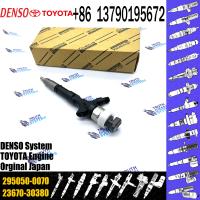 China Genuine Injector 2950500070 2367030380 For Common Rail 23670-30380 295050-0070 factory