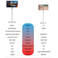 China 32 Inch Android 12 Stand By Me Touch Screen Android TV With Stand Battery WIFI factory