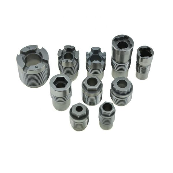 Quality YG6X Tungsten Carbide Thread Nozzle Of PDC Oil Drilling Bit Cross Slot Teeth for sale