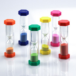 Quality Blown Plastic Hourglass 30 Seconds 2 Minute Sand Timer for sale