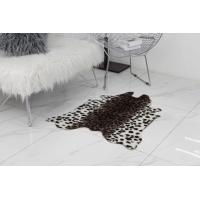 China Animal Printed Faux Animal Shaped Rugs Carpet Large Cow Hide Floor Rug For Living Room factory