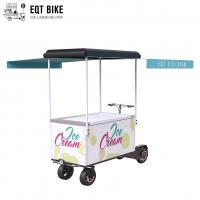 China EQT Commercial Ice Cream Cart Electric Cargo Bike Scooter Freezer Tricycle for Vending Cold Drink factory