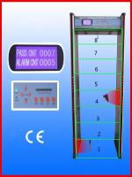 China Walk-through Metal Detector，Door frame metal detector, JLS-8008(8 Zones&amp;LCD display) factory