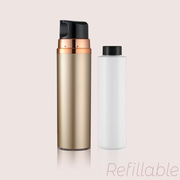 Quality Refillable Inner Bottle And Clear Big Dosage Airless Pump Bottles GR601A/B/C for sale