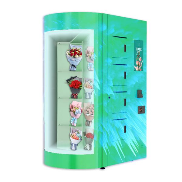 Quality Customized Lcd 19 Inch Flower Vending Machine With Large Display Window for sale