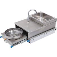 China JP Portable stainless steel pull out gas stove for outdoor kitchen RV motorhome caravan factory