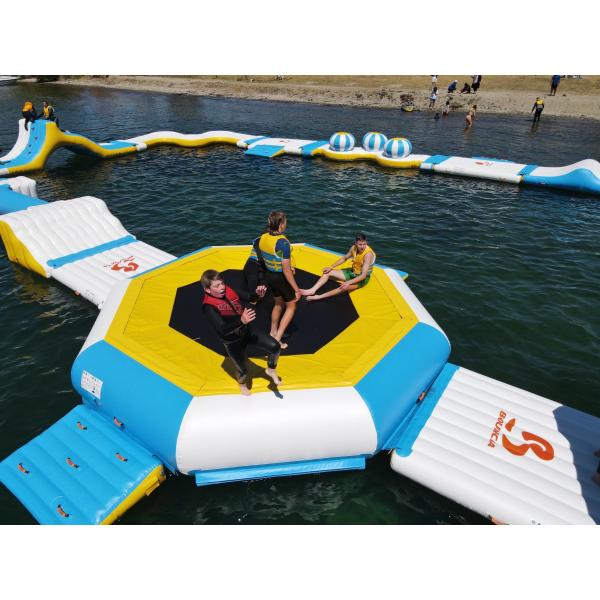 Quality TUV Certificate Inflatable Floating Water Trampoline For Lake for sale