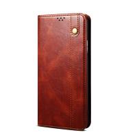 China Exquisite Iphone Genuine Leather Case Dirtproof Luxury Wallet Phone Case factory