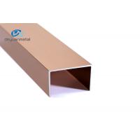 China 6063 Aluminum U Profiles Anti Collision Protection Aluminium Tile Trim For House Wall Corner Edge for sale