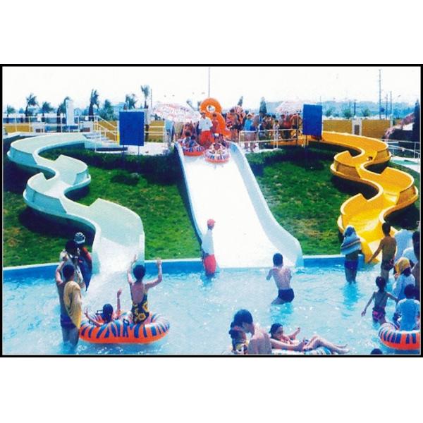 Quality 2m Height Fiberglass Kids' Water Slides, Mountain Slide For Children, Parent for sale