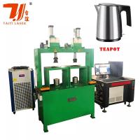 Quality 304 Stainless Steel Kettle Automatic Fiber Laser Welder Double Station for sale