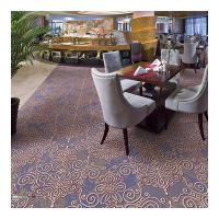 Quality Purple Series With Flower And Circle Fan Elements Wilton Woven Carpet for sale