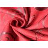 China Wear Resistance Red Faux Leather Fabric Moisture Absorption With Good Warmth factory
