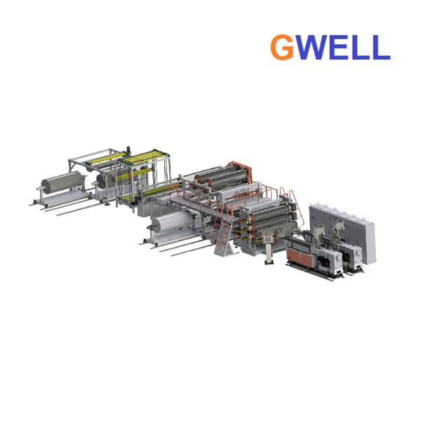 Quality TPU Sheet Extrusion Line TPU Hot-melt Film Production Machine Use Single Screw Extruder For Clothes Shoes Glass for sale